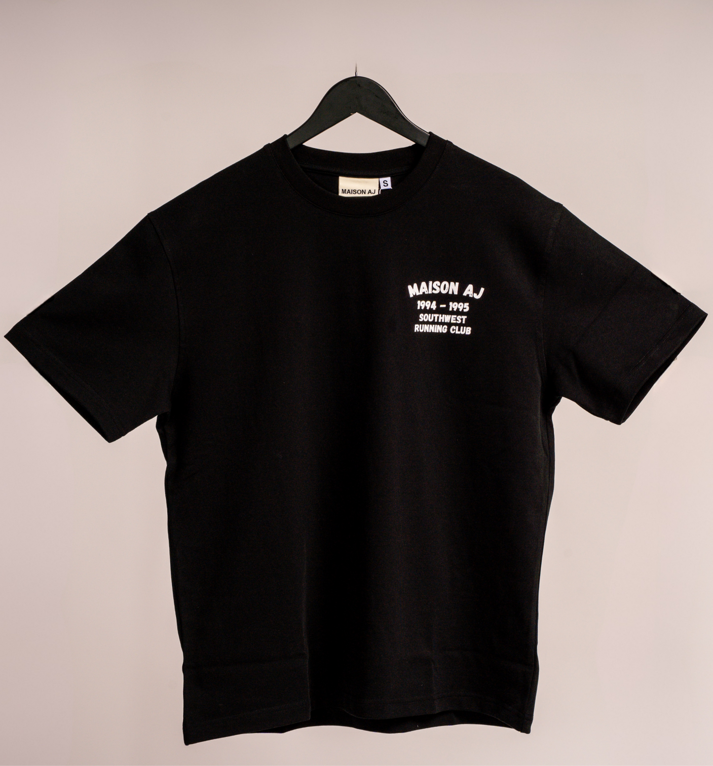 T-SHIRT NOIR RUNNING CLUB