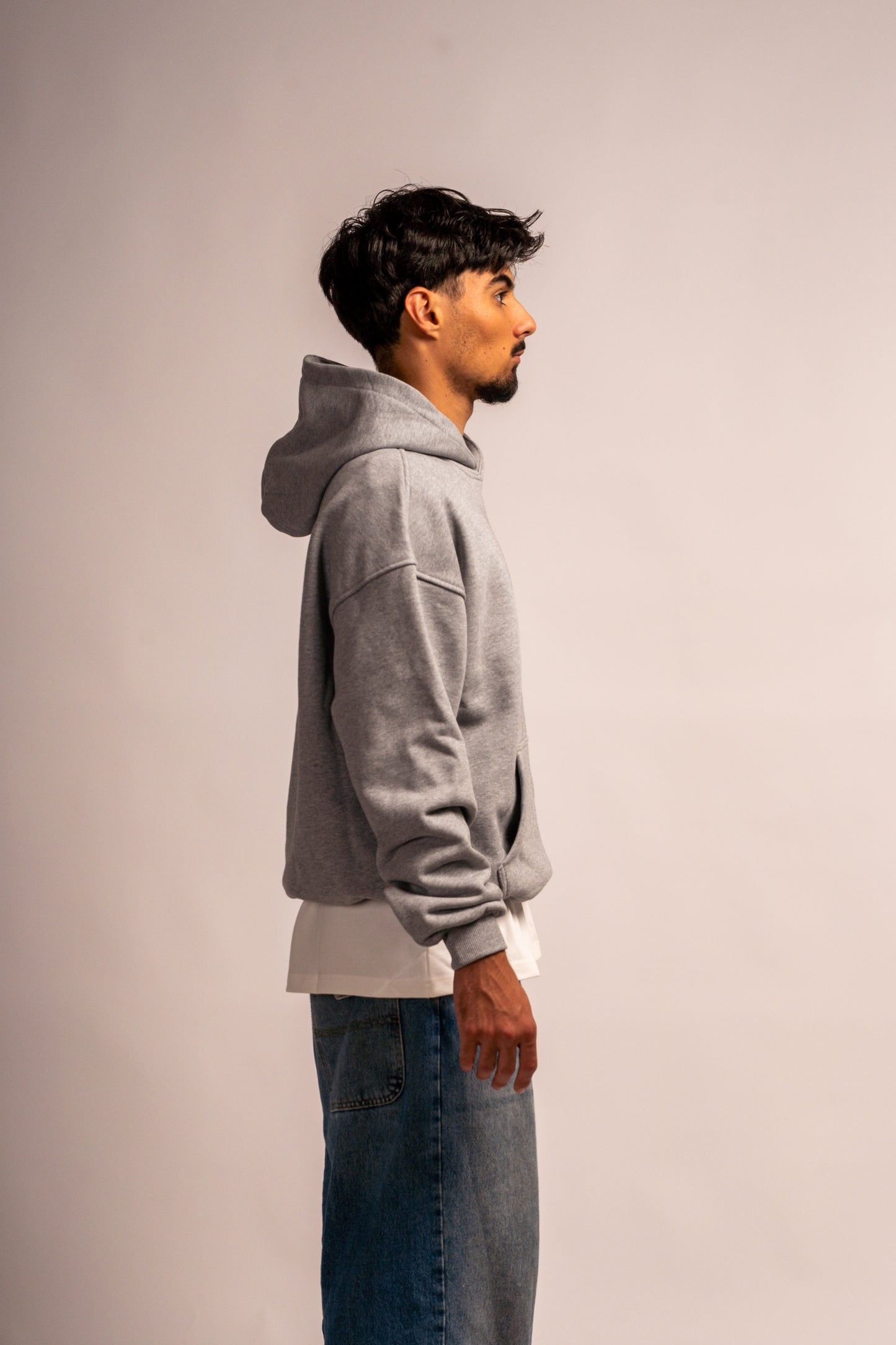Hoodie MAISON AJ – Running Club Gris