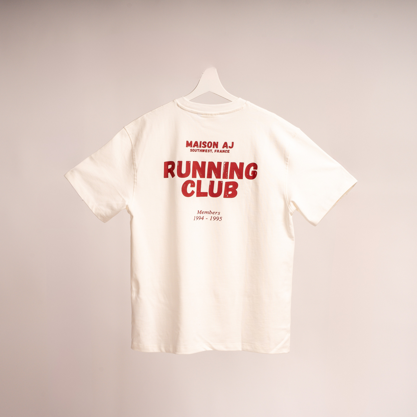 T-SHIRT BLANC RUNNING CLUB