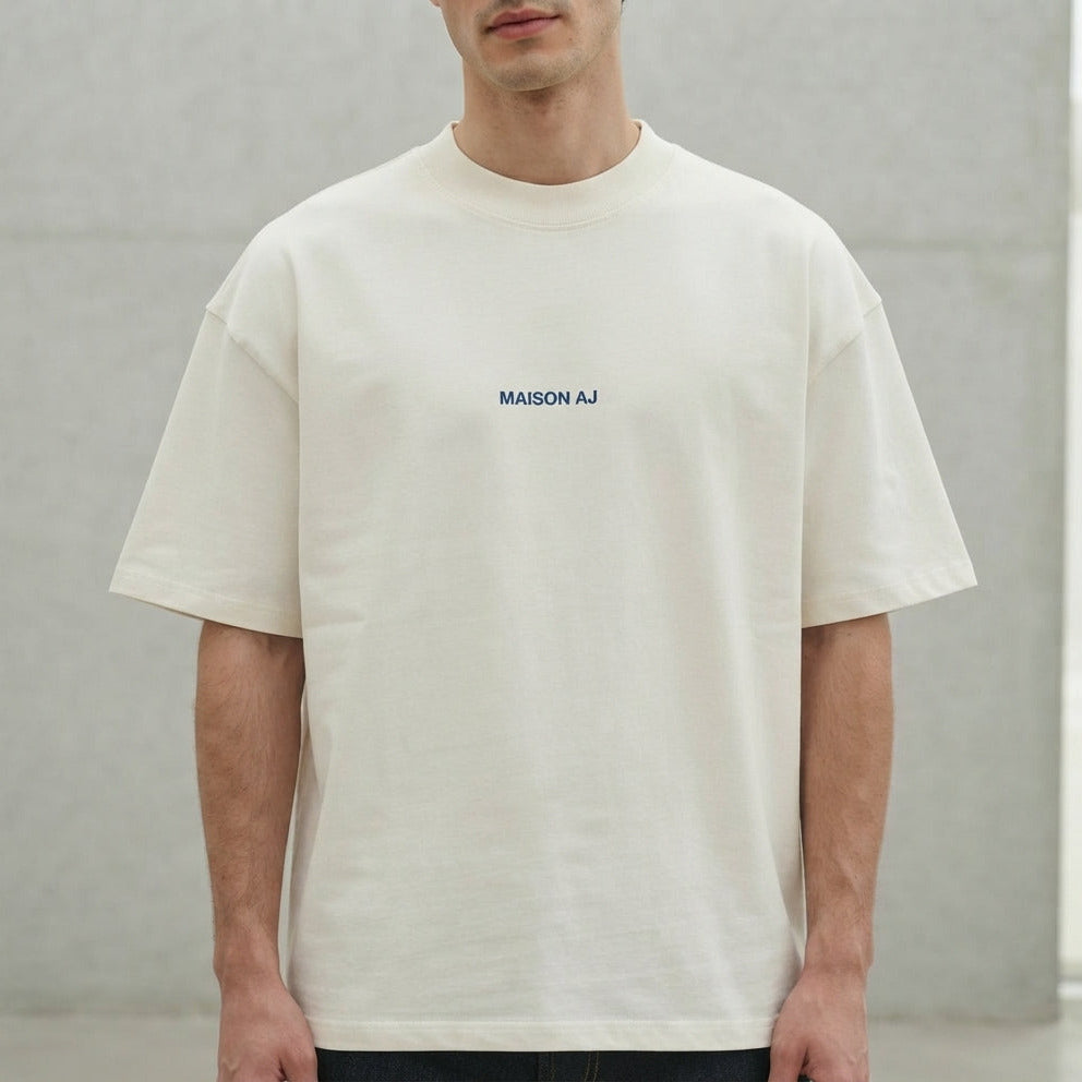 Surf Trip — T-shirt oversize blanc 300G