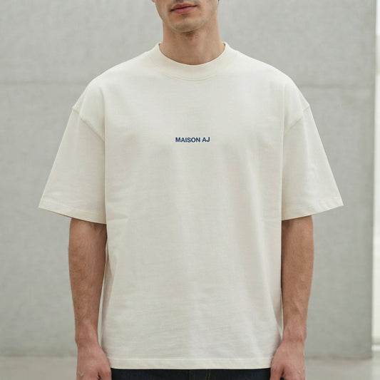 Surf Trip — T-shirt oversize blanc 300G