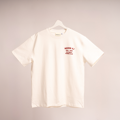 T-SHIRT BLANC RUNNING CLUB