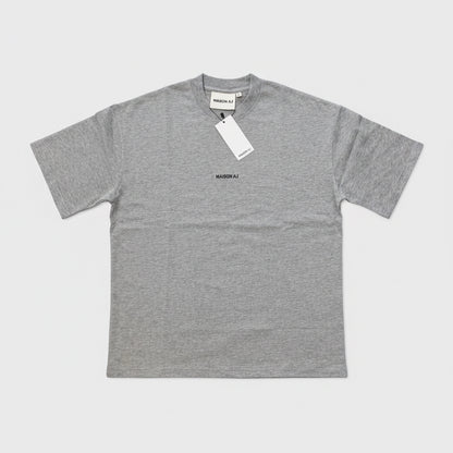 Le classique — T-shirt oversize gris chiné 300g