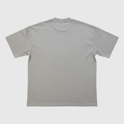 Le classique — T-shirt oversize gris chiné 300g